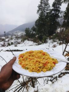 Homestay in Urgam Valley Food