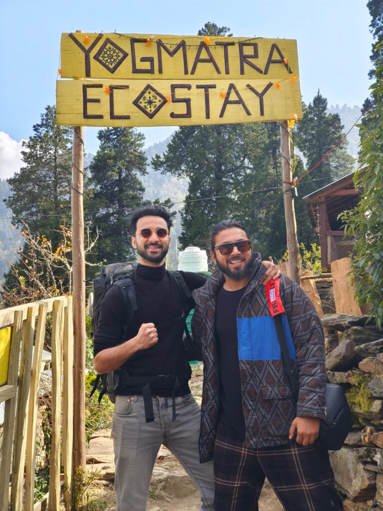 Raghav Juyal at Eco homestay in Urgam valley