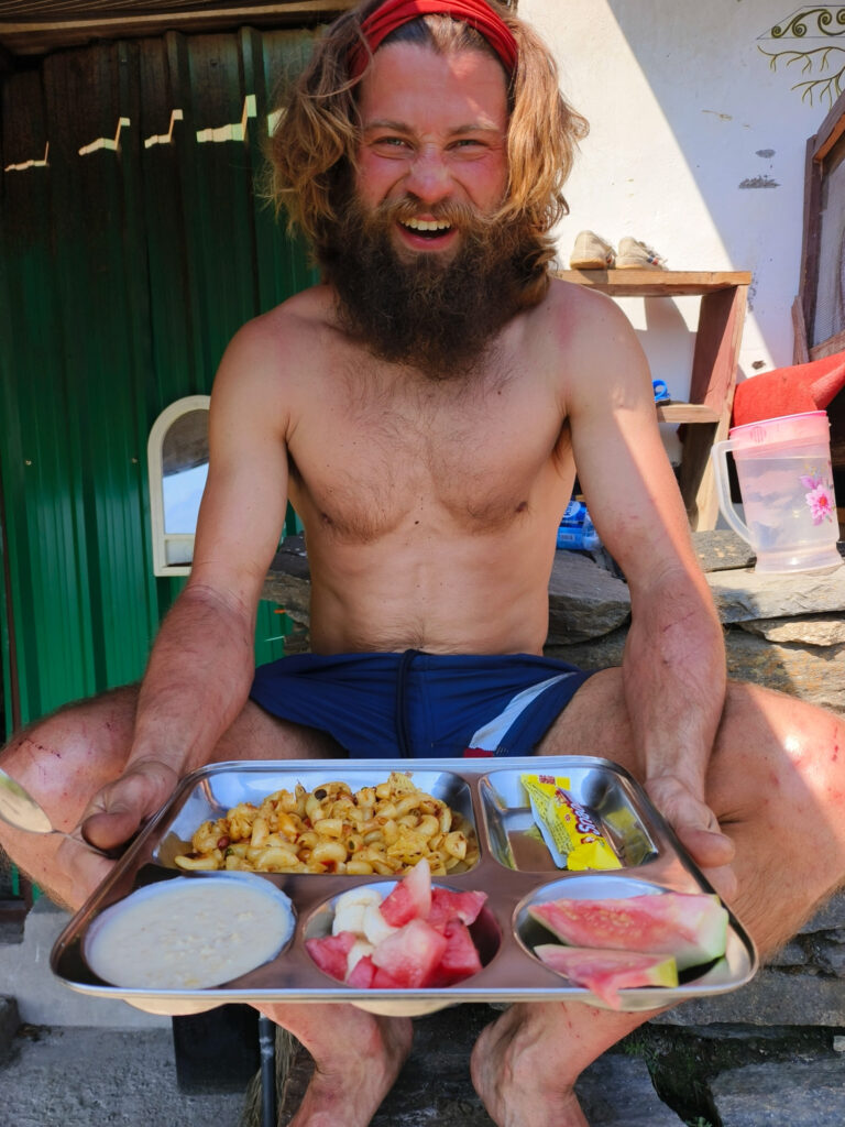 Food at YogMatra Eco Homestay in Urgam Valley